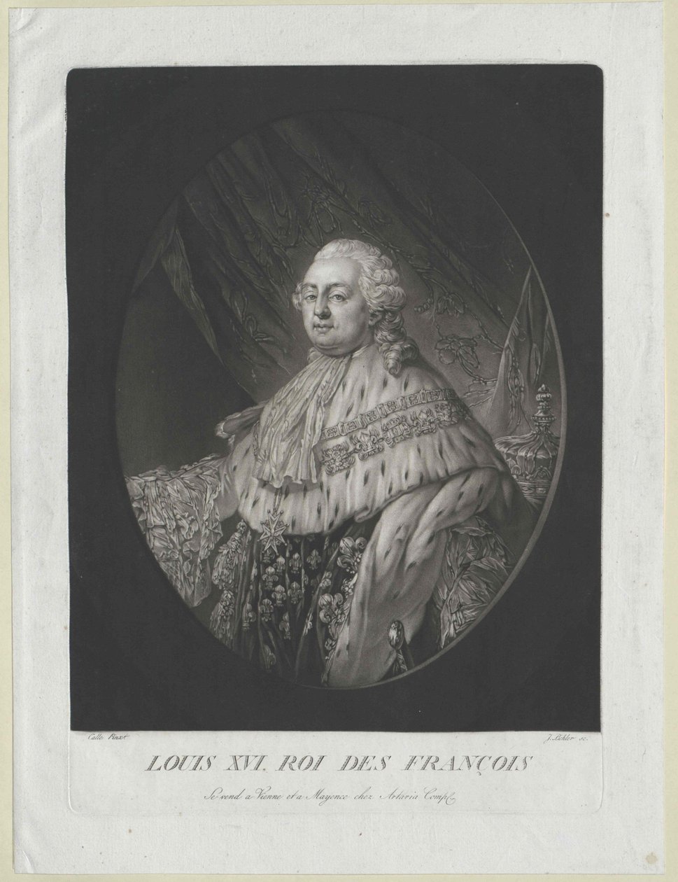 Król Francji Ludwik XVI autorstwa Artist Unknown