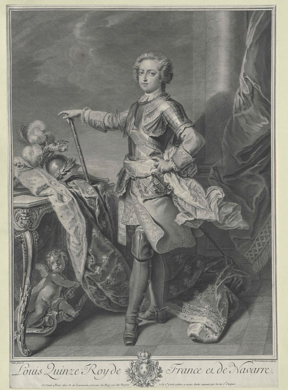 Król Francji Ludwik XV autorstwa Artist Unknown