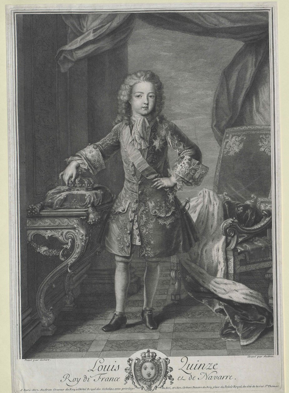Król Francji Ludwik XV autorstwa Artist Unknown