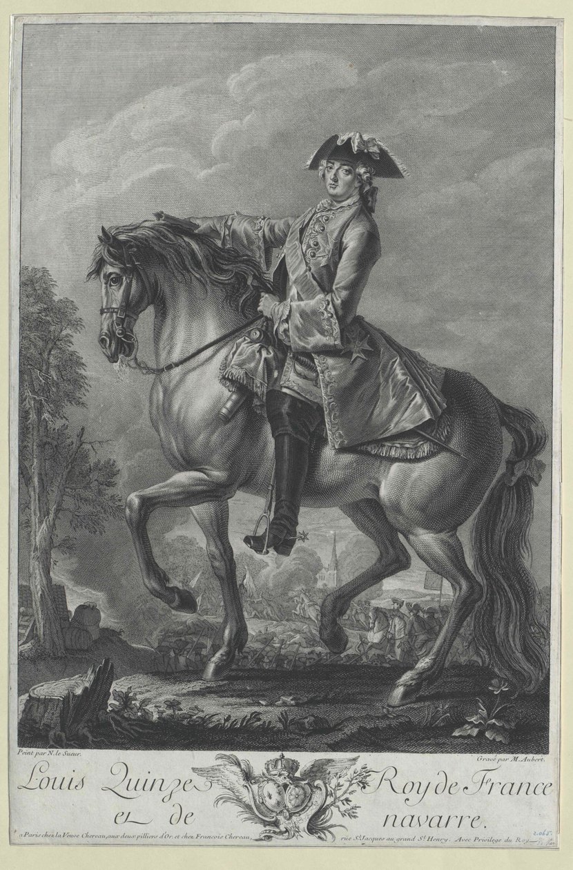 Król Francji Ludwik XV autorstwa Artist Unknown