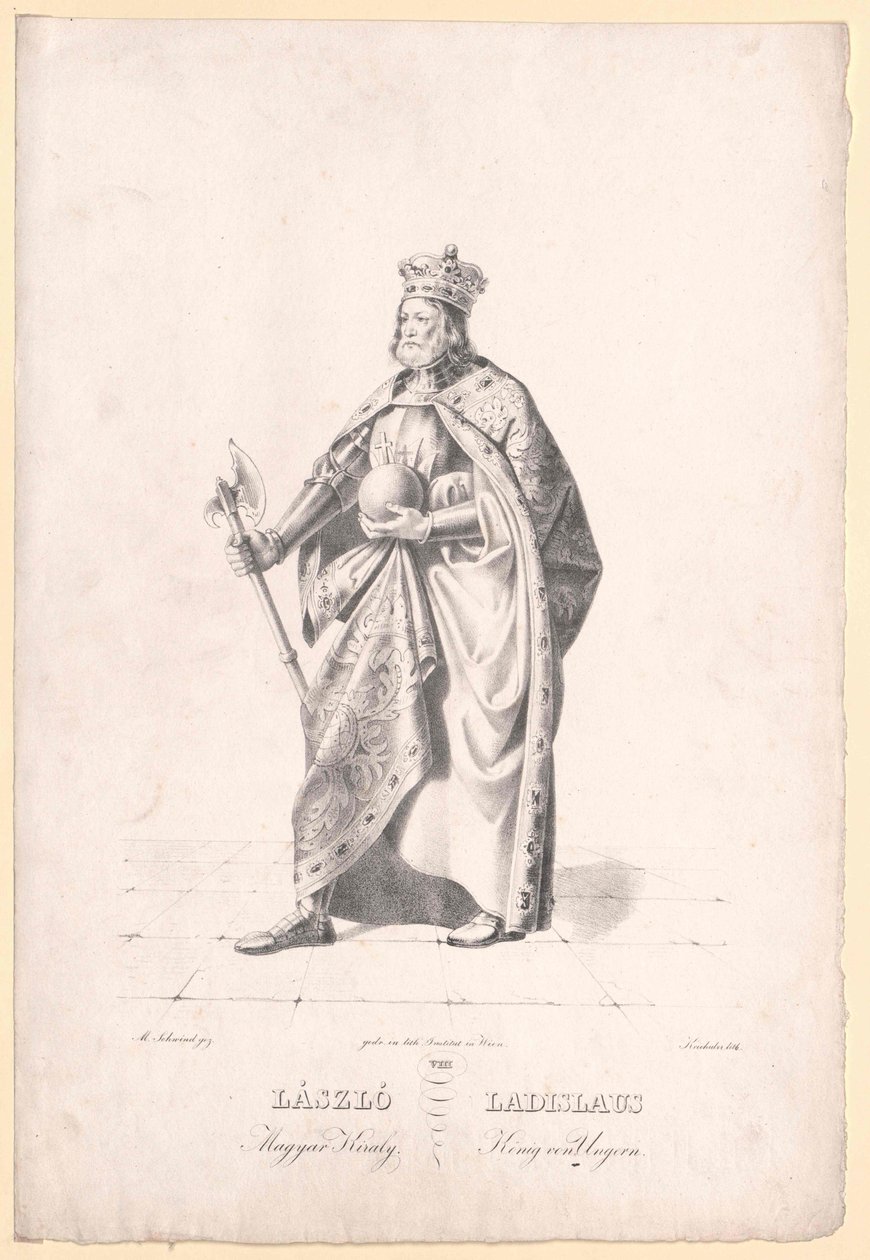 Król Węgier, święty Władysław I autorstwa Artist Unknown