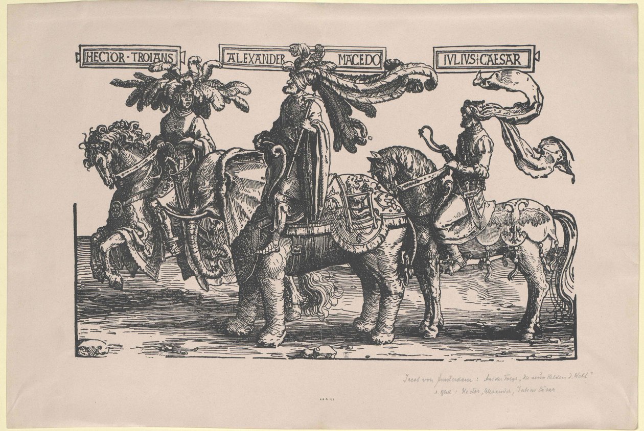 Król Macedonii Aleksander Wielki autorstwa Artist Unknown