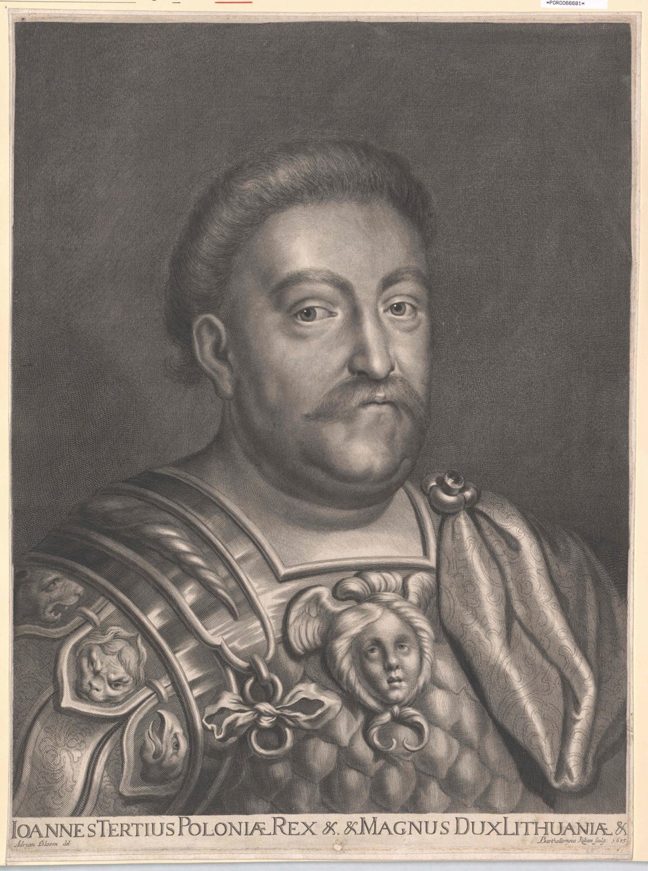 Król Polski Jan III Sobieski (druk) autorstwa Artist Unknown