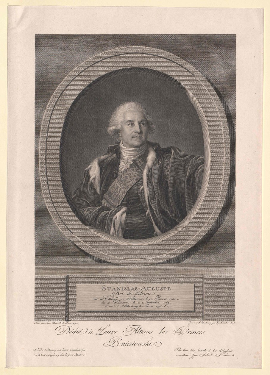 Król Polski Stanisław II August autorstwa Artist Unknown