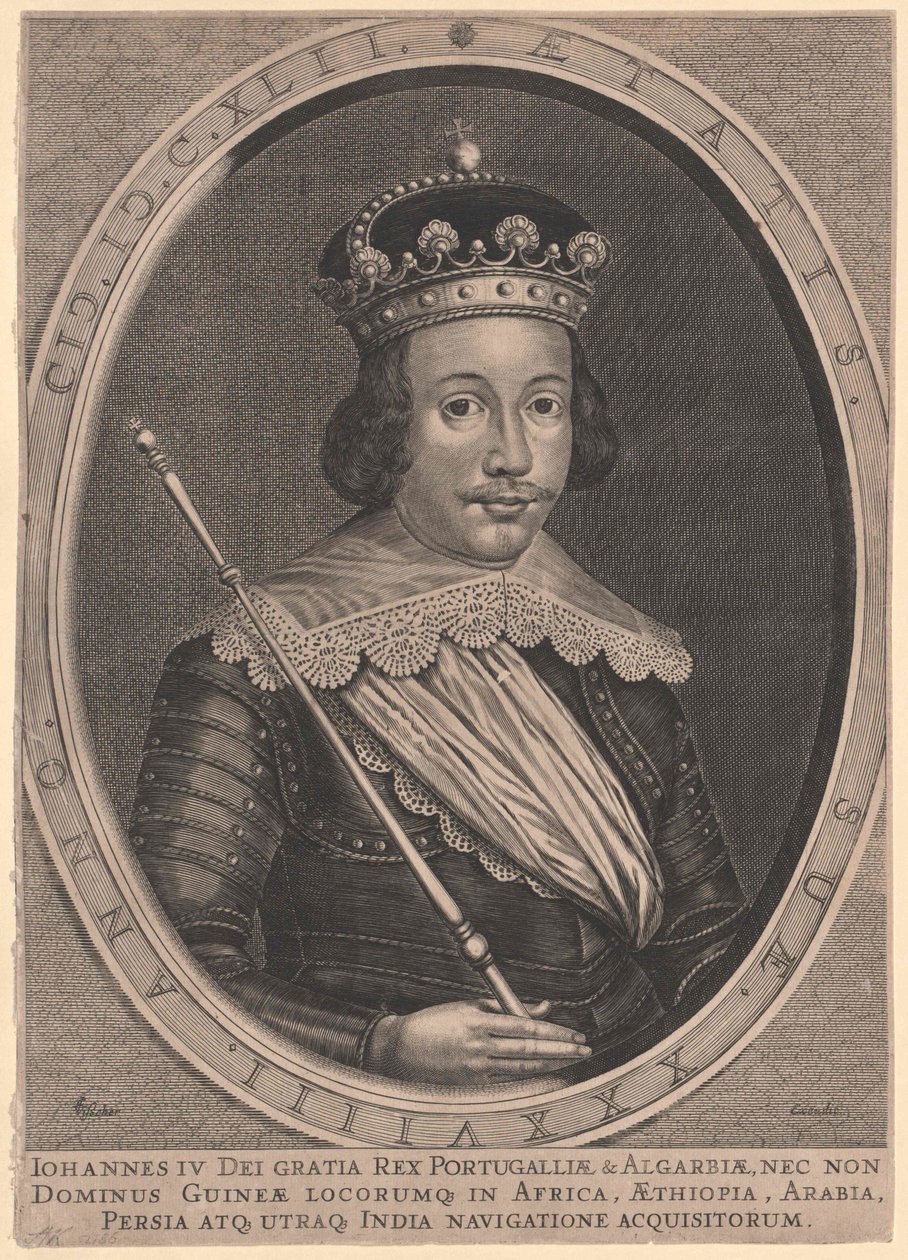 Król Portugalii Jan IV autorstwa Artist Unknown