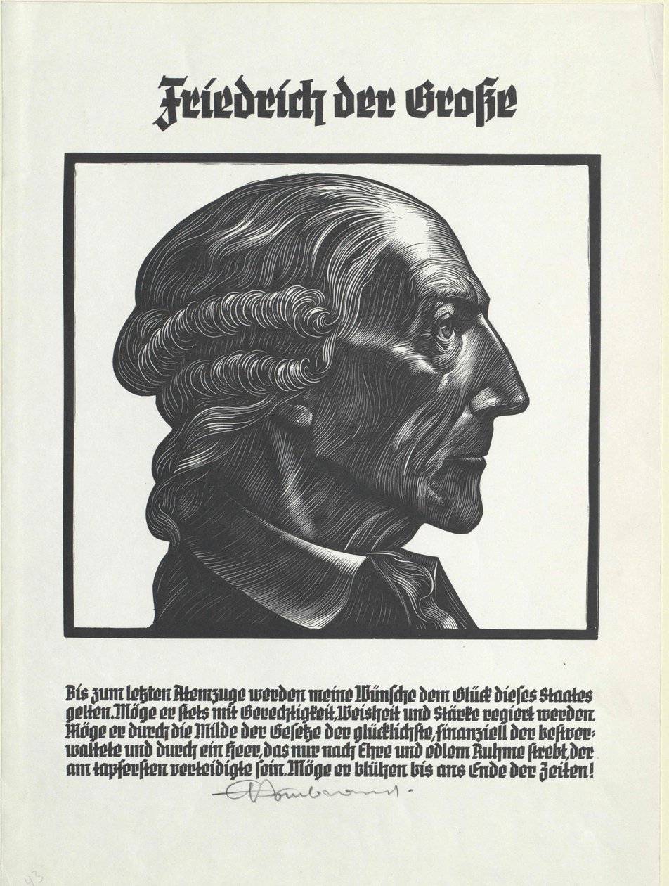 Król Prus Fryderyk II autorstwa Artist Unknown