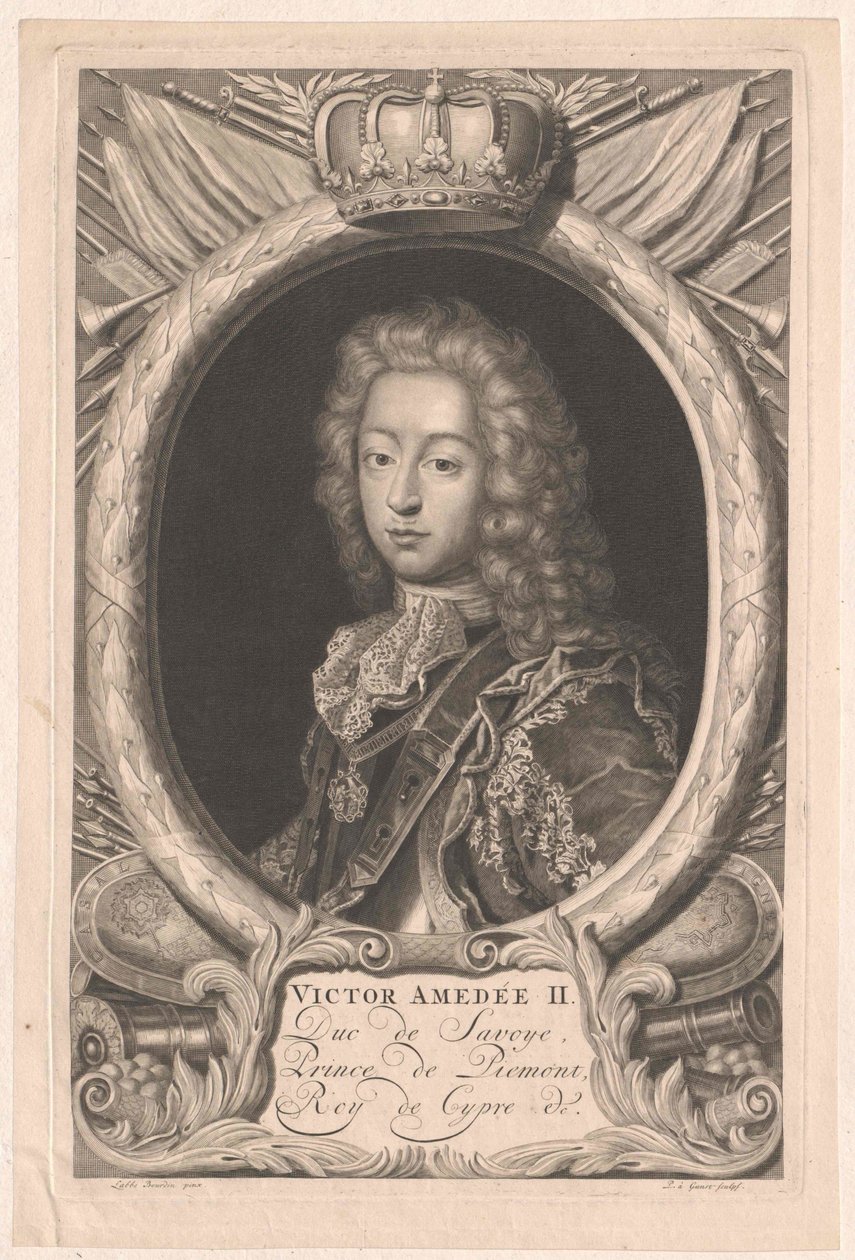 Król Sardynii Wiktor Amadeusz I autorstwa Artist Unknown