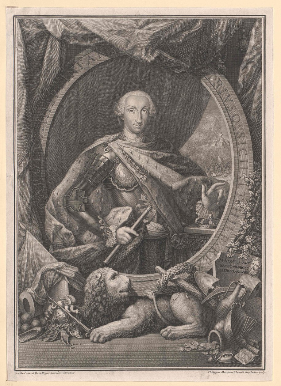 Król Hiszpanii Karol III autorstwa Artist Unknown