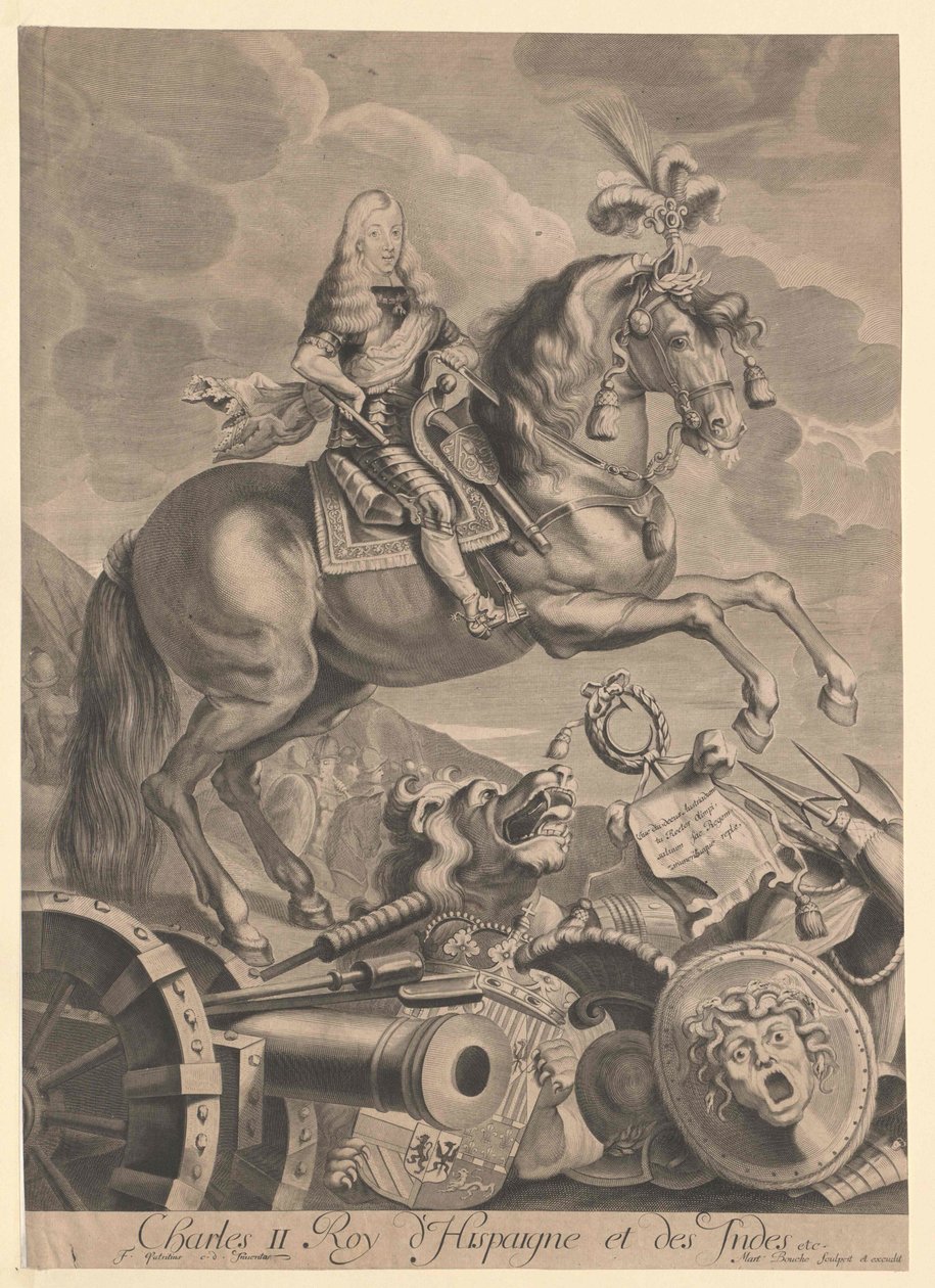 Król Hiszpanii Karol II autorstwa Artist Unknown
