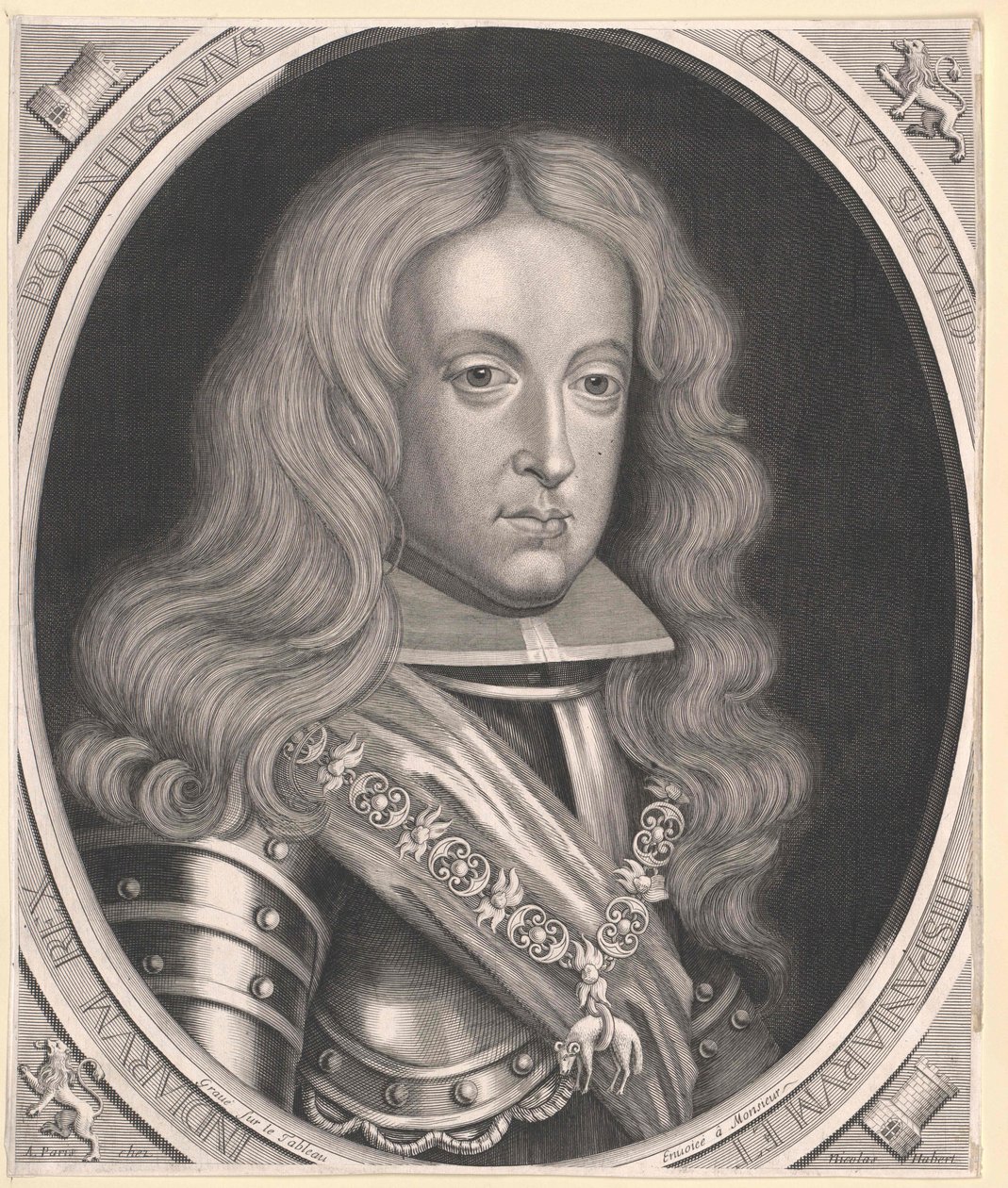 Król Hiszpanii Karol II autorstwa Artist Unknown