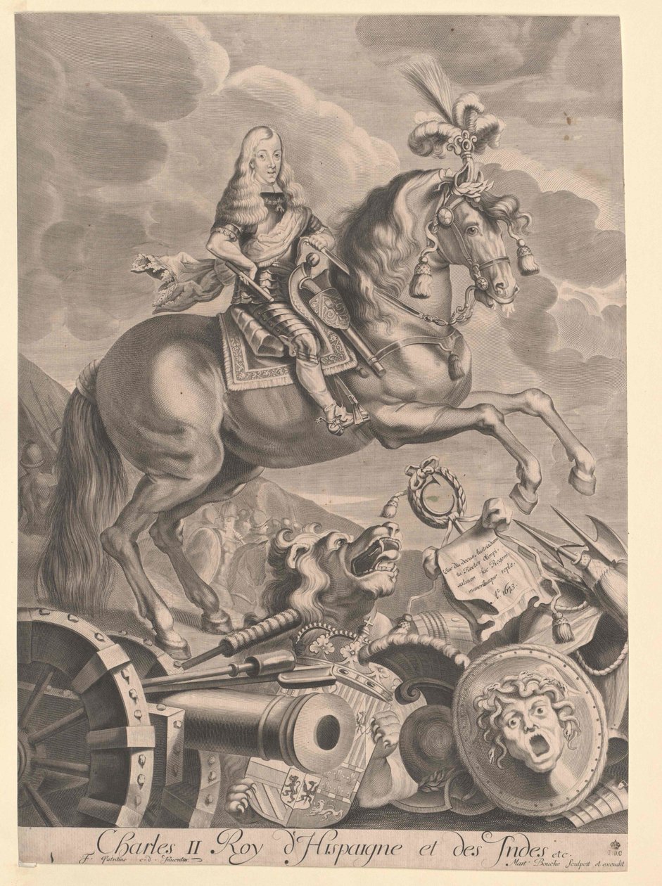 Król Hiszpanii Karol II autorstwa Artist Unknown