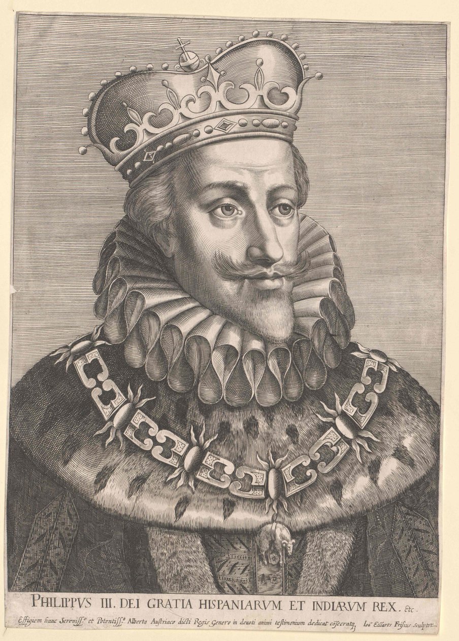 Król Hiszpanii Filip III autorstwa Artist Unknown