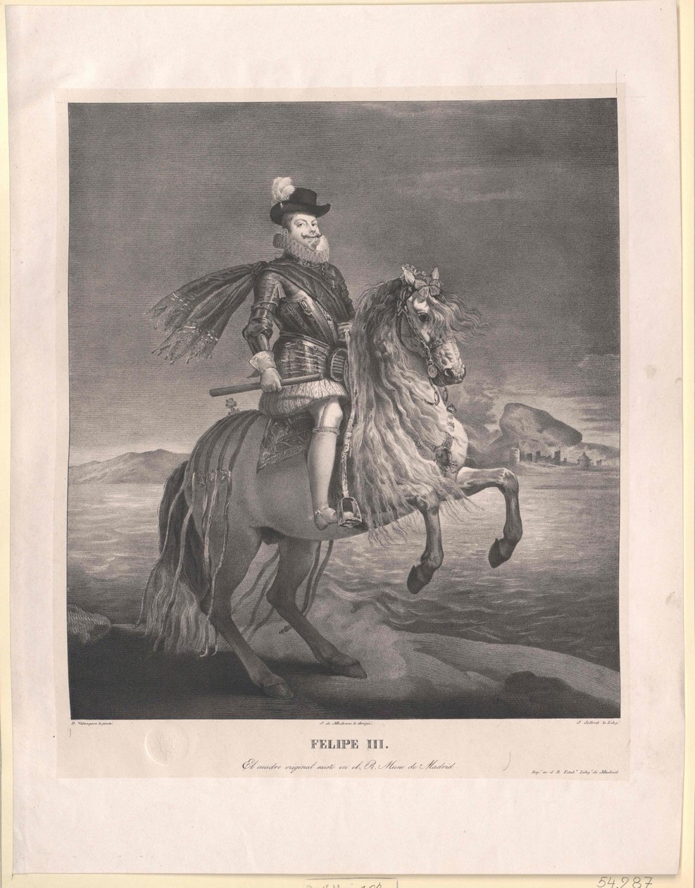Król Hiszpanii Filip III autorstwa Artist Unknown