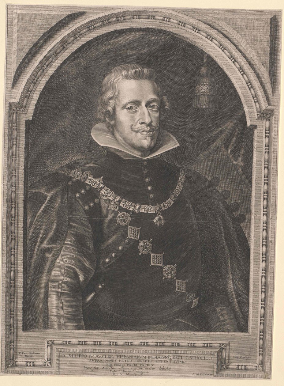 Król Hiszpanii Filip IV autorstwa Artist Unknown