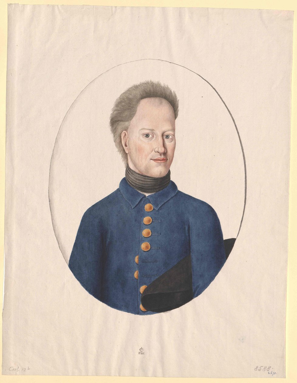 Król Szwecji Karol XII autorstwa Artist Unknown
