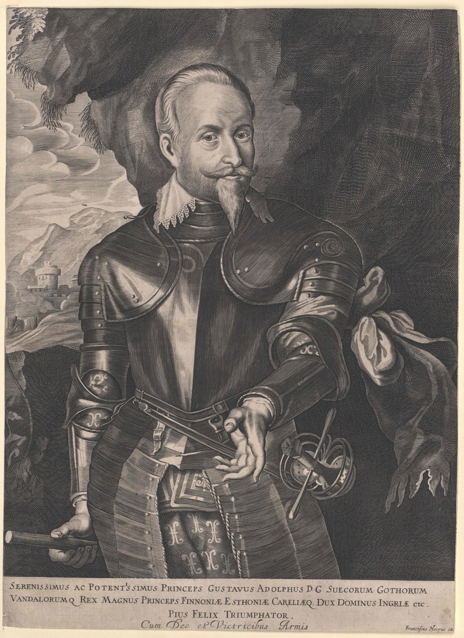 Król Szwecji Gustaw Adolf Szwedzki autorstwa Artist Unknown