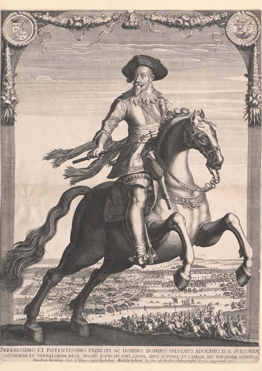 Król Szwecji Gustaw Adolf Szwedzki autorstwa Artist Unknown