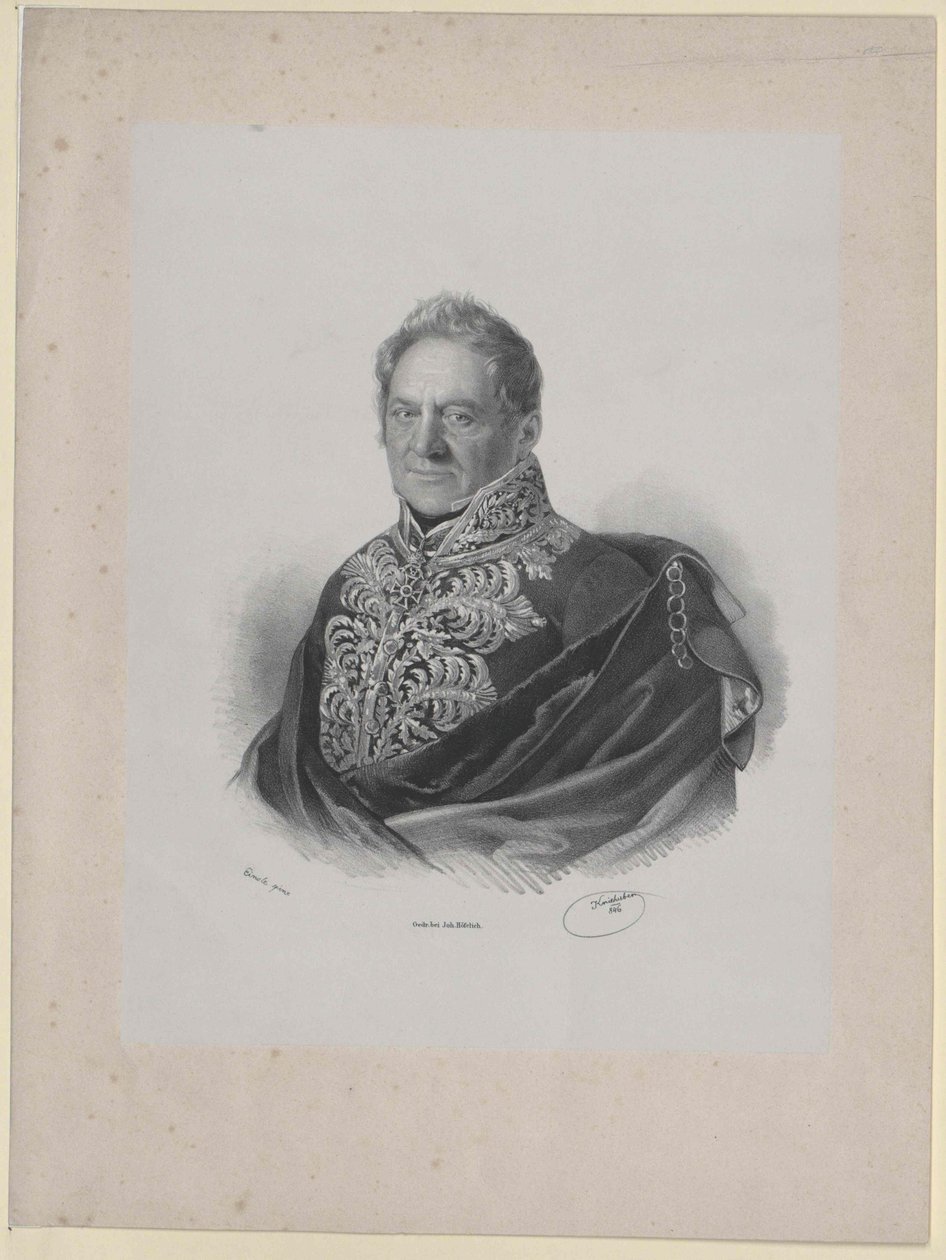 Klemens hrabia Brandis (druk) autorstwa Artist Unknown