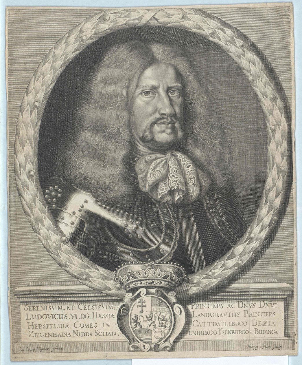 Landgraf Hesji-Darmstadt Lewis VI autorstwa Artist Unknown