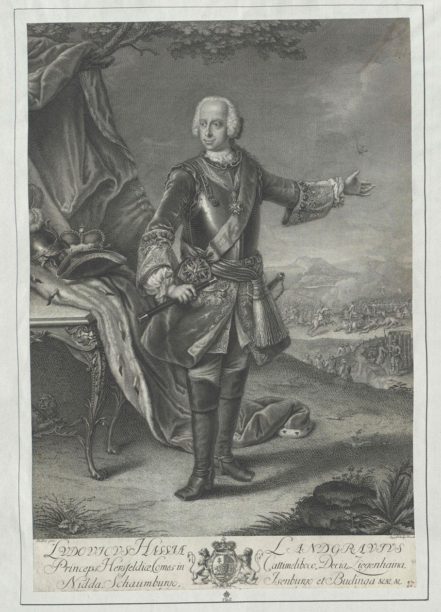 Landgraf Hesji Ludwik VIII autorstwa Artist Unknown