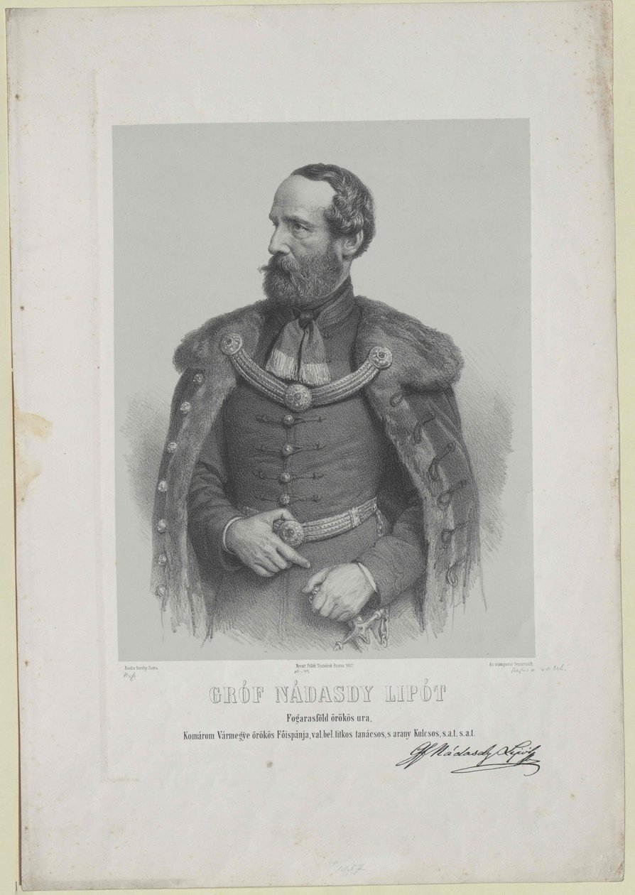Leopold hrabia Nadasdy-Nadasd-Fogaras autorstwa Artist Unknown