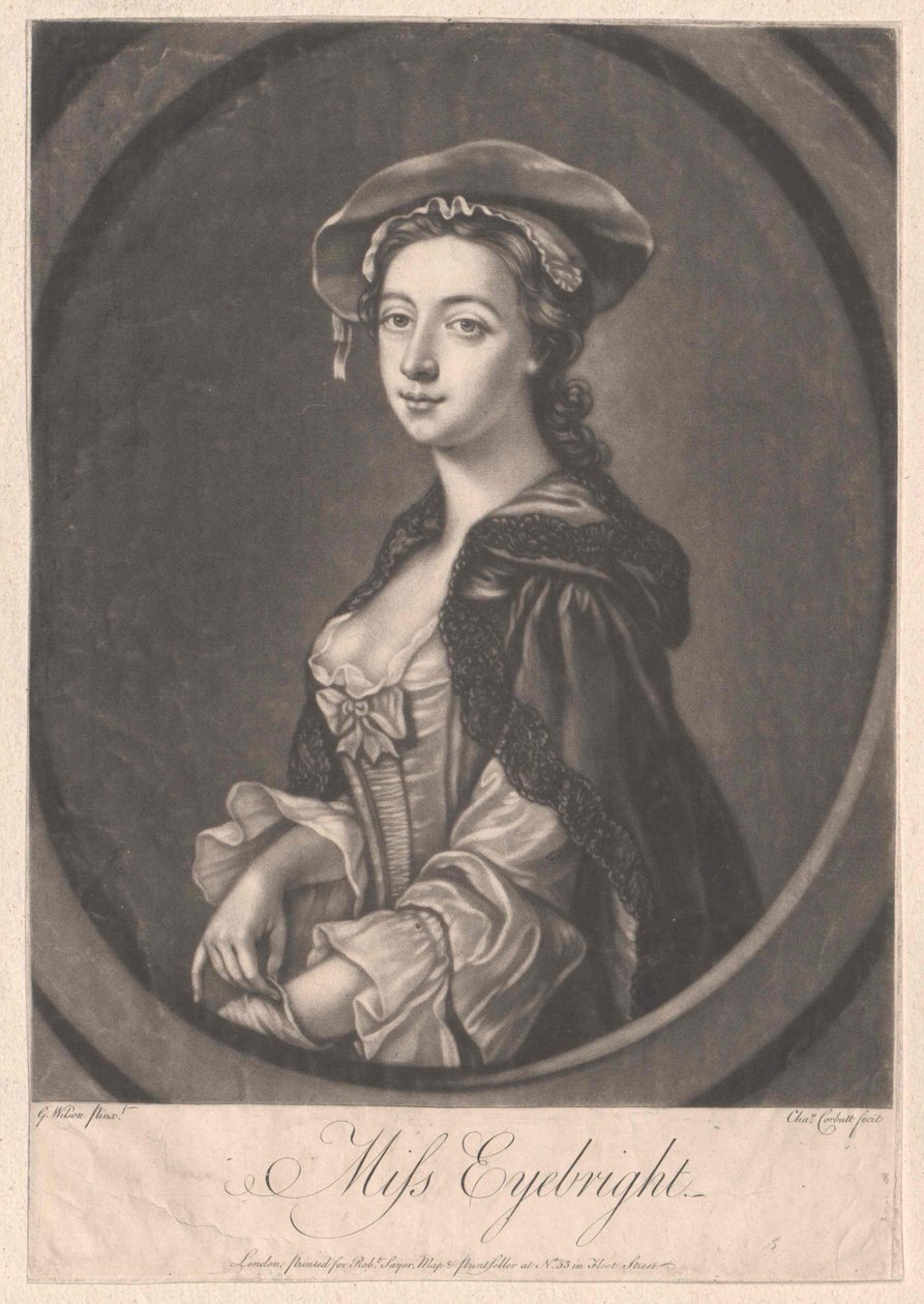 Żyła w XVIII wieku Eyebright autorstwa Artist Unknown
