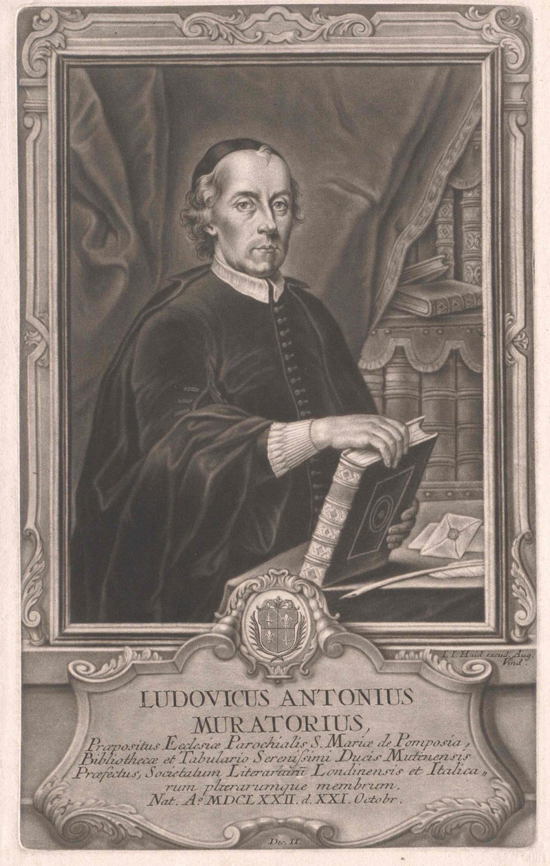 Lodovico Antonio Muratori autorstwa Artist Unknown