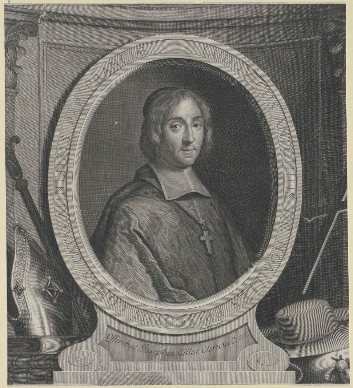 Louis Antoine de Noailles autorstwa Artist Unknown