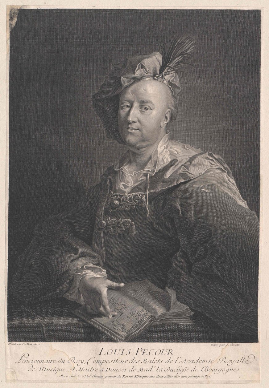 Louis Pecour autorstwa Artist Unknown