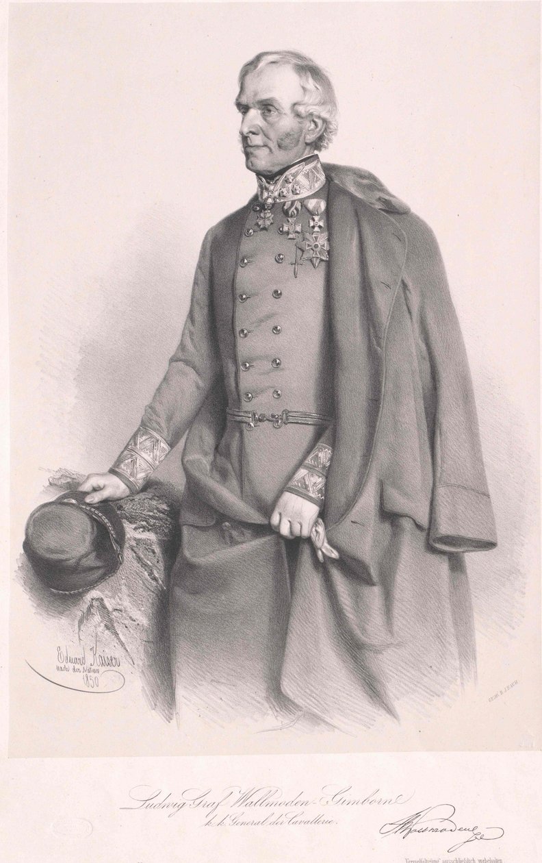 Louis hrabia Wallmoden-Gimborn autorstwa Artist Unknown