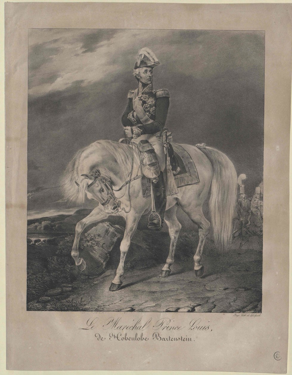 Ludwik książę Hohenlohe-Bartenstein autorstwa Artist Unknown