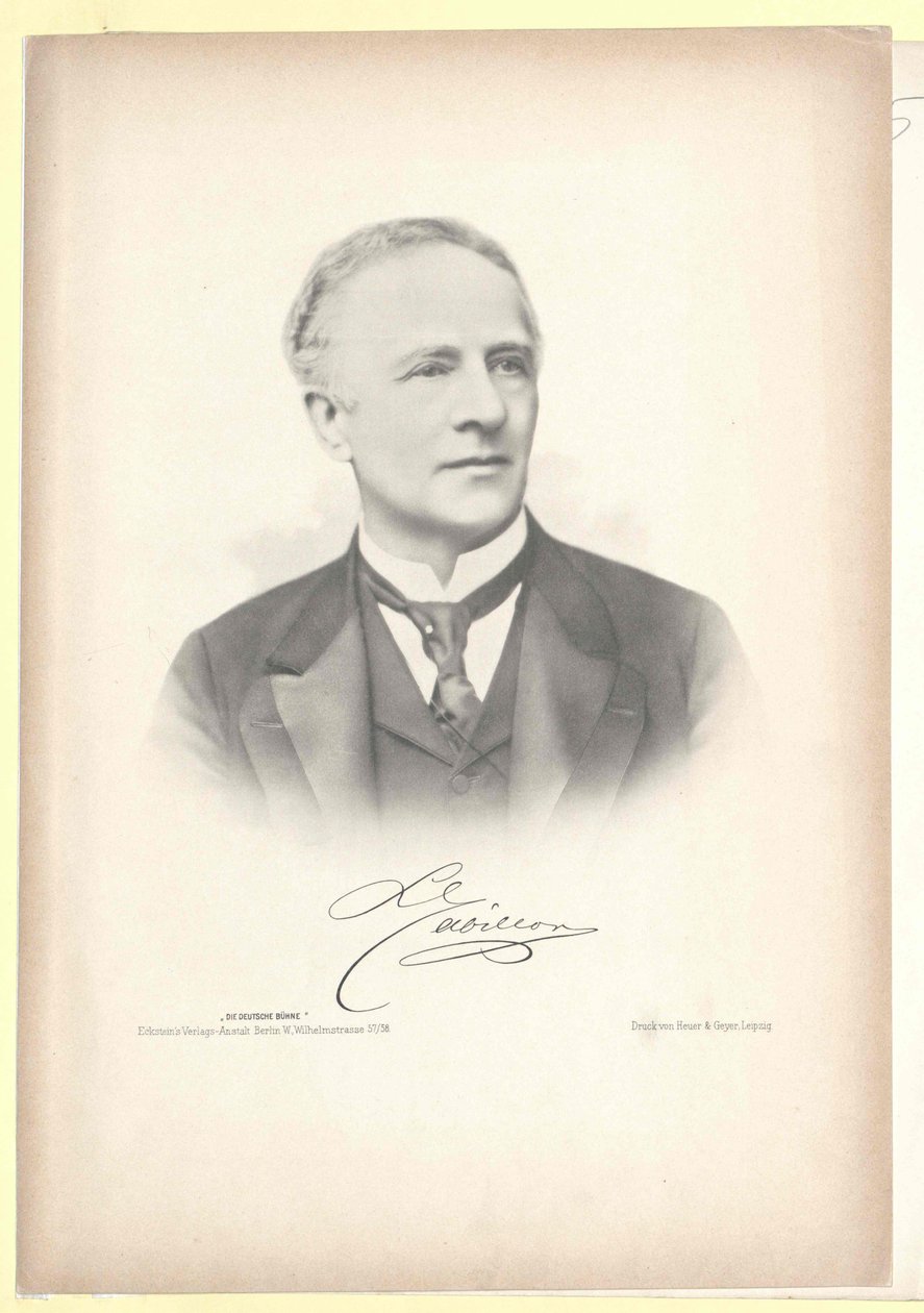 Ludwig Gabillon autorstwa Artist Unknown