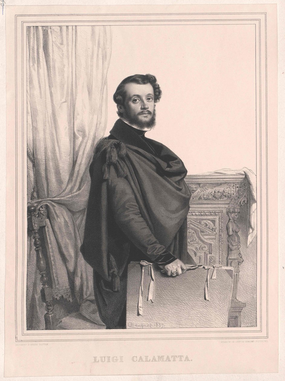 Luigi Calamatta autorstwa Artist Unknown