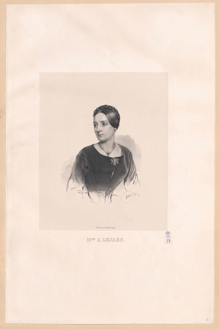 Madame Lejars autorstwa Artist Unknown