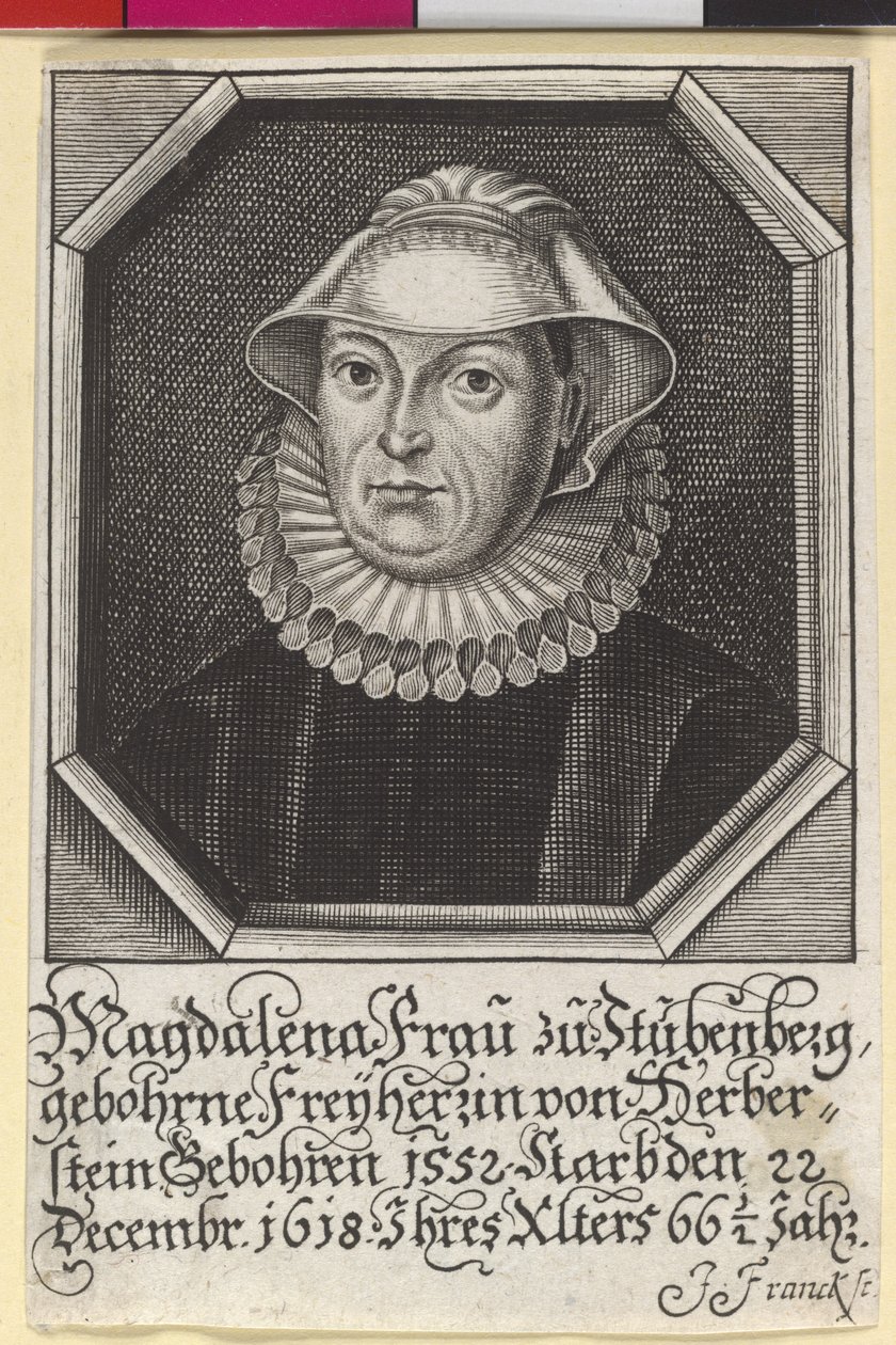 Magdalena baronowa Herberstein autorstwa Artist Unknown