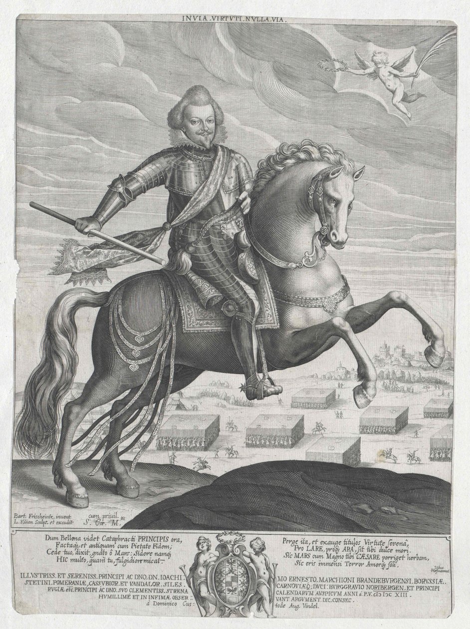 Margrabia Brandenburgii-Ansbach Joachim Ernest autorstwa Artist Unknown