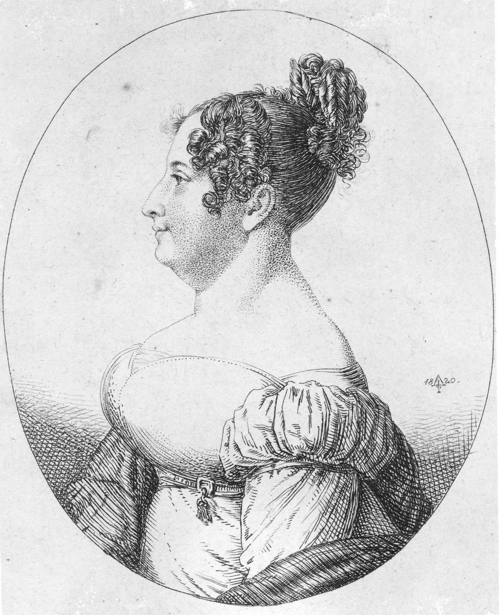 Maria Charlotte baronowa w latach 1782-1841 Kerpen autorstwa Artist Unknown