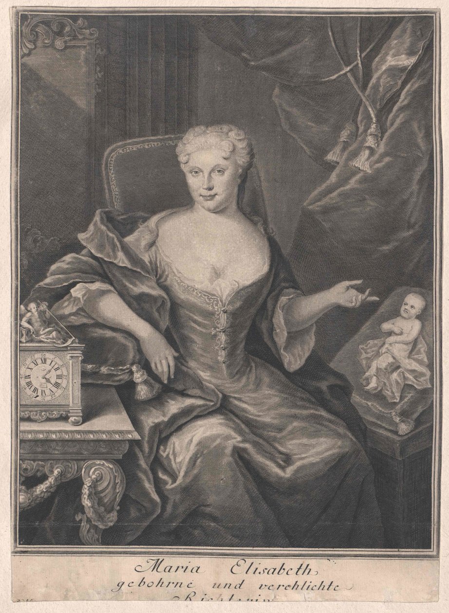 Maria Elisabeth Richter autorstwa Artist Unknown