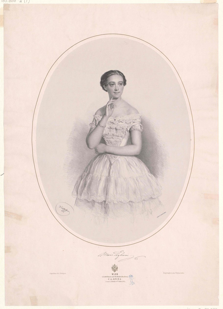 Maria Taglioni autorstwa Artist Unknown