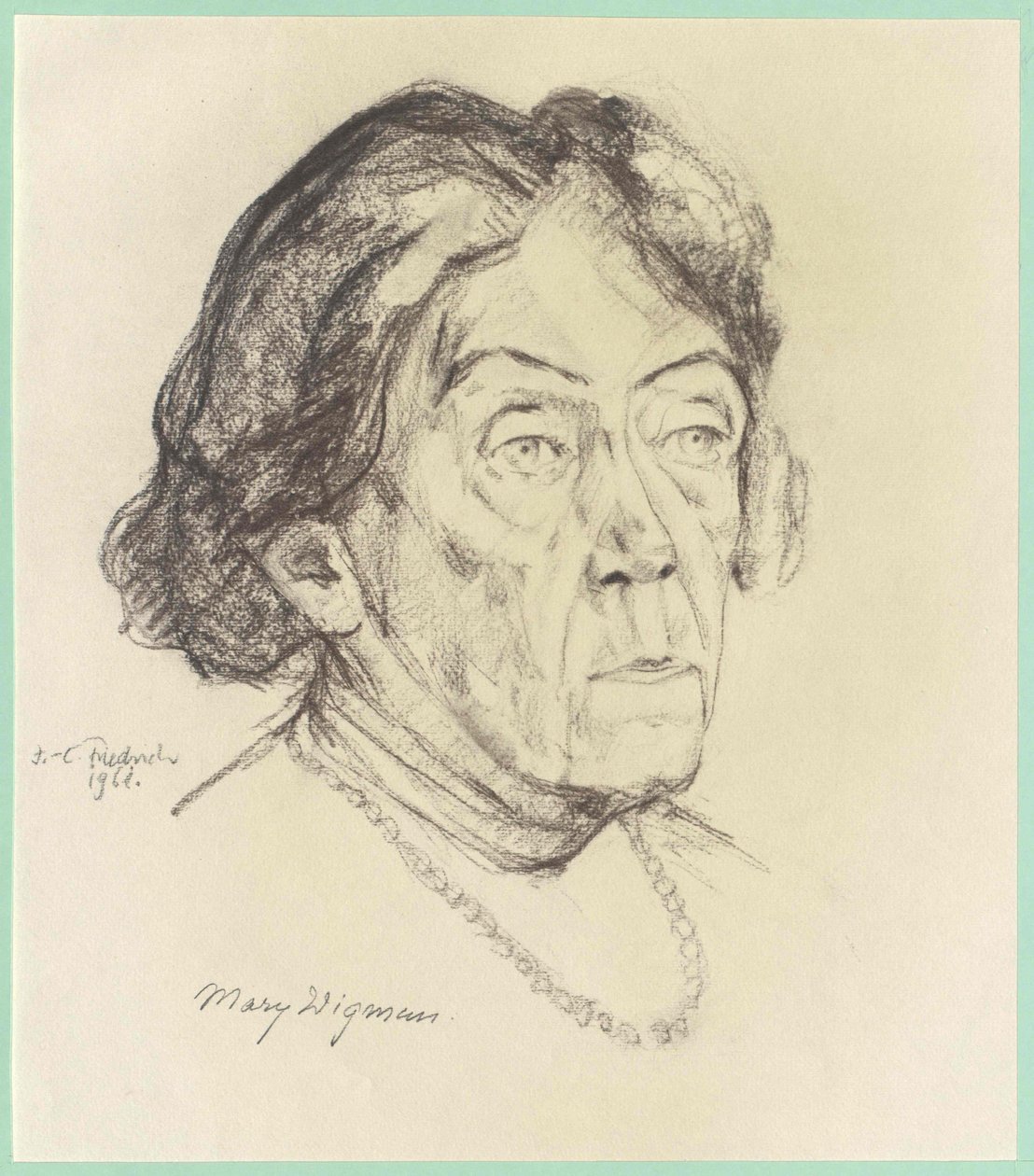 Maria Wigman autorstwa Artist Unknown