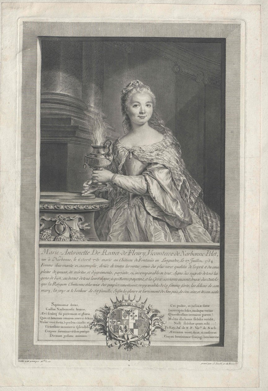 Marie Diane Antoinette de Rosset de Rocozel de Fleury autorstwa Artist Unknown