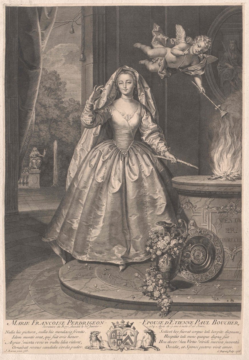 Marie Francoise Perdrigeon autorstwa Artist Unknown