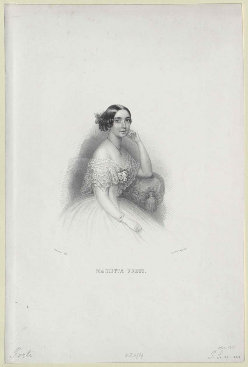 Marietta Forti autorstwa Artist Unknown