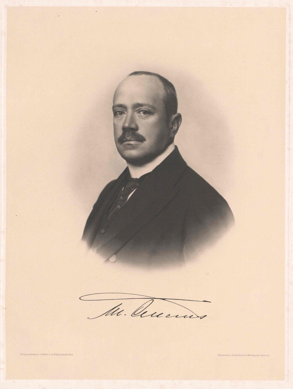 Marius hrabia baron Heiligenkreuz Attems autorstwa Artist Unknown