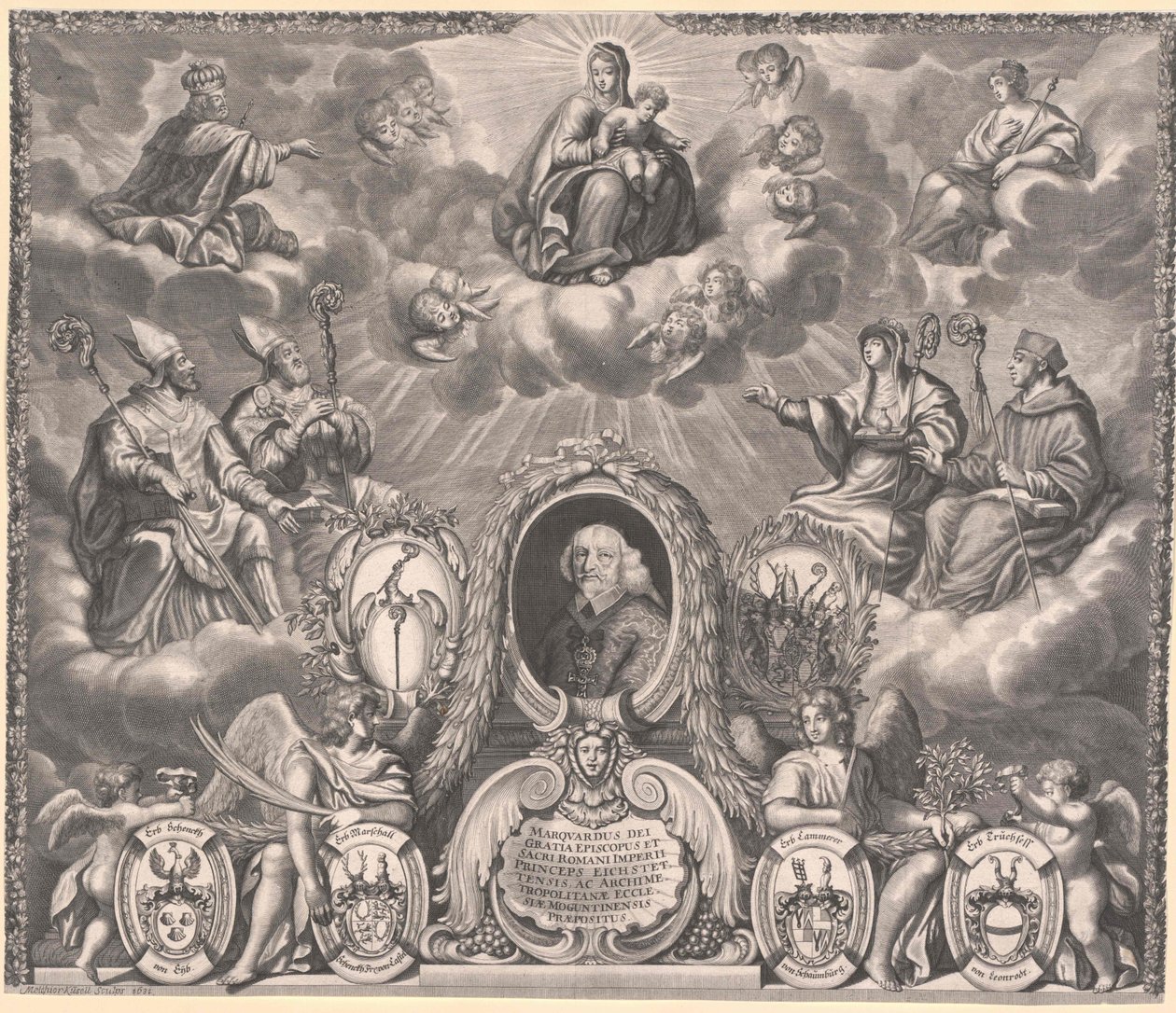 Marquard Schenk von Castell (druk) autorstwa Artist Unknown