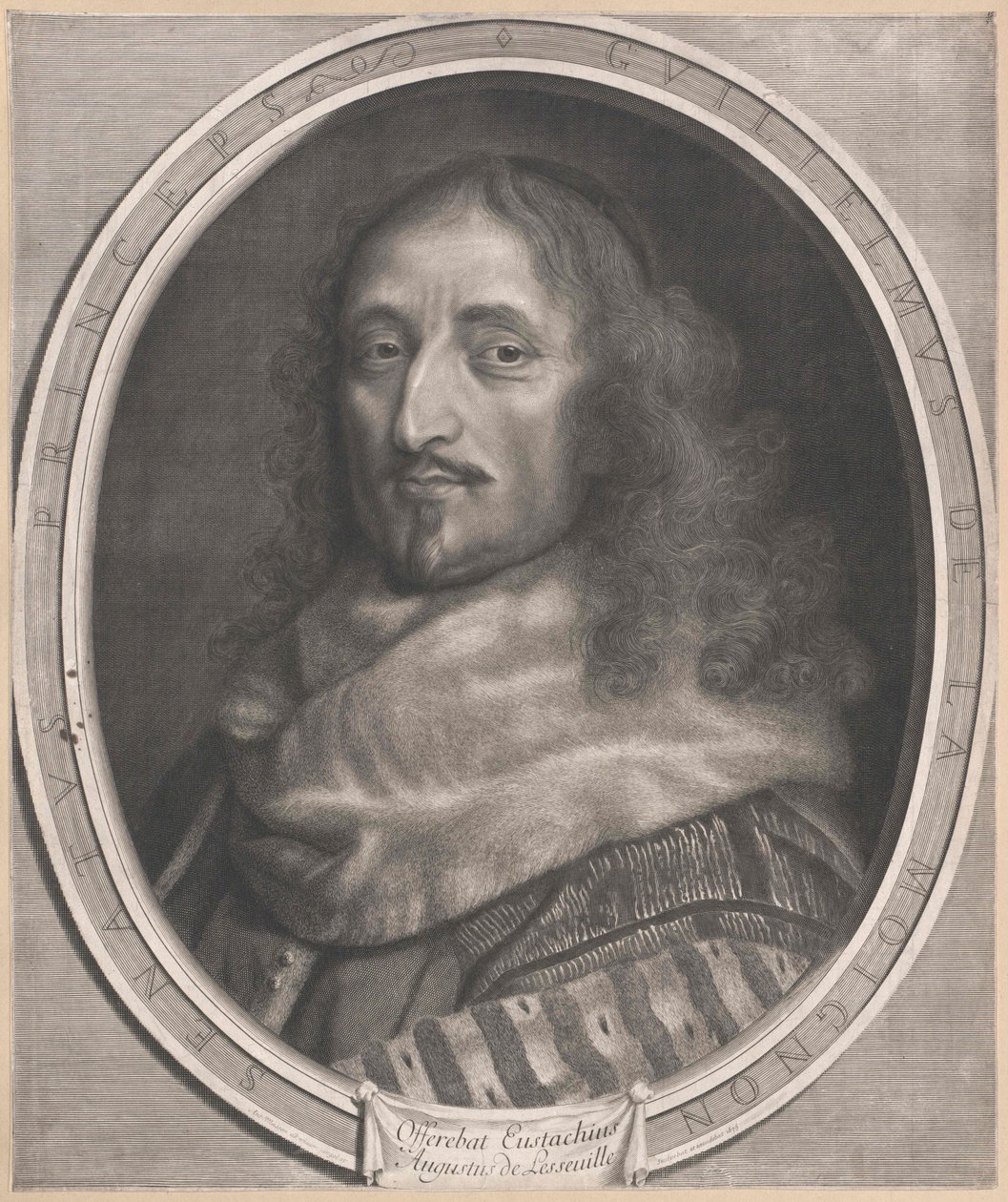 Markiza de Basville Lamoignon (druk) autorstwa Artist Unknown