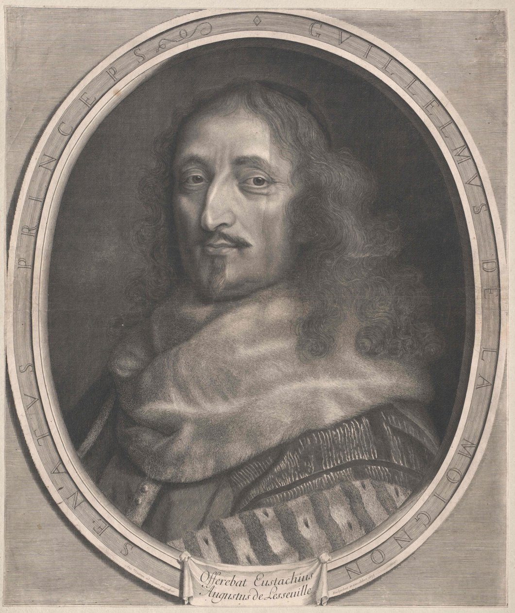 Markiza de Basville Lamoignon (druk) autorstwa Artist Unknown