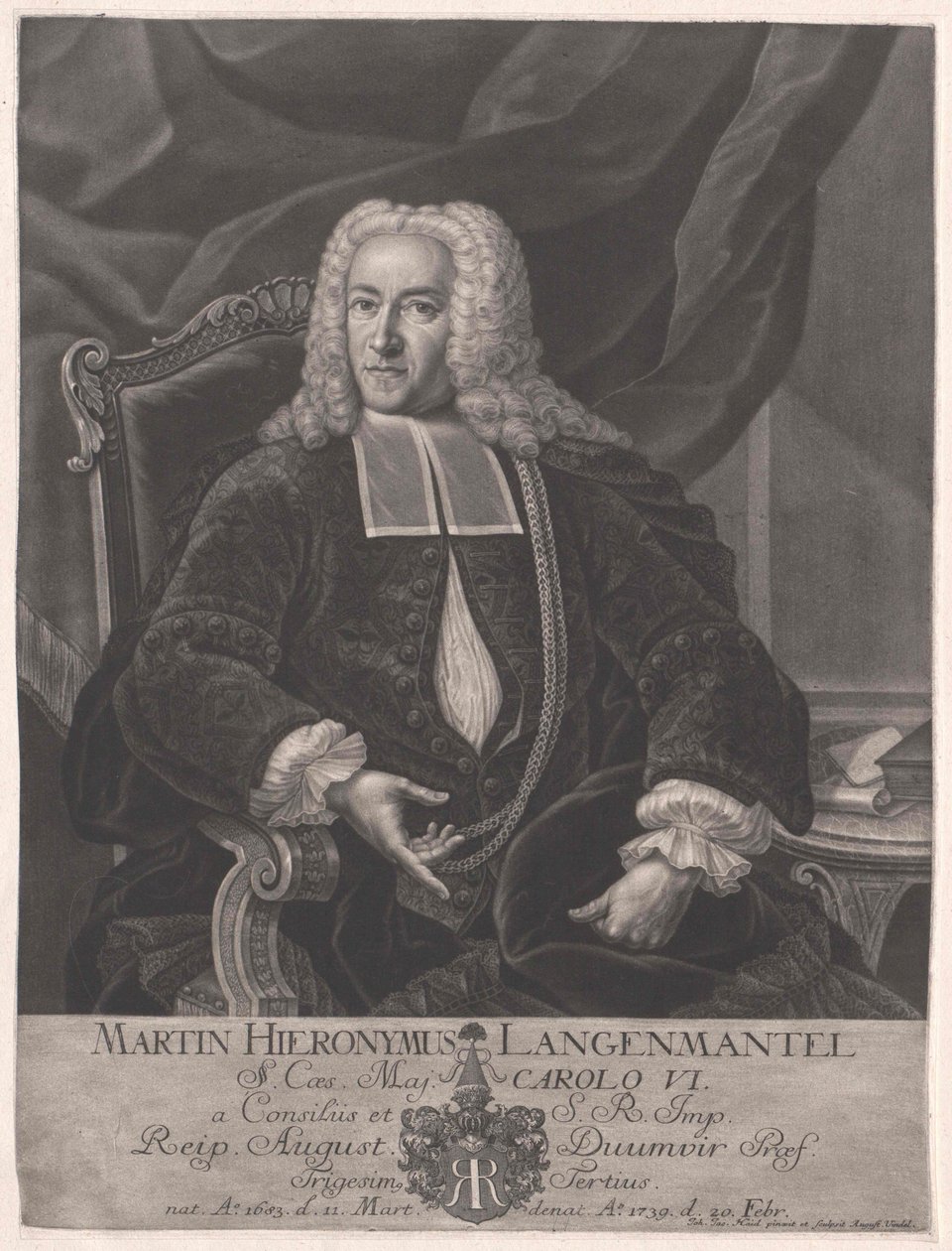 Martin Jerome Langenmantel autorstwa Artist Unknown