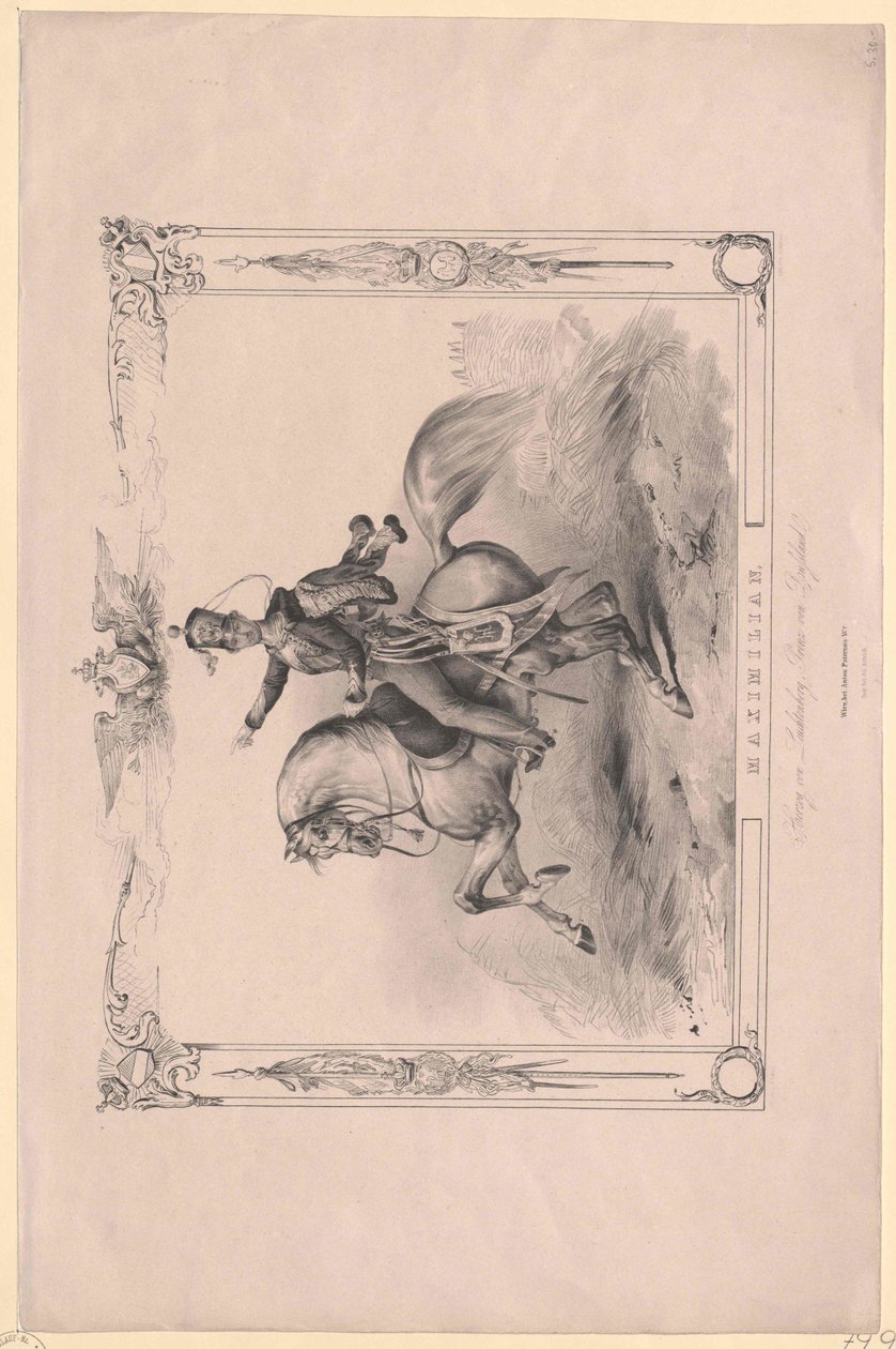 Maksymilian książę Leuchtenberg autorstwa Artist Unknown