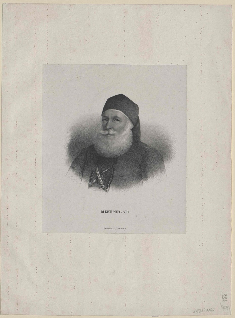 Mehemed Ali bashaw (druk) autorstwa Artist Unknown
